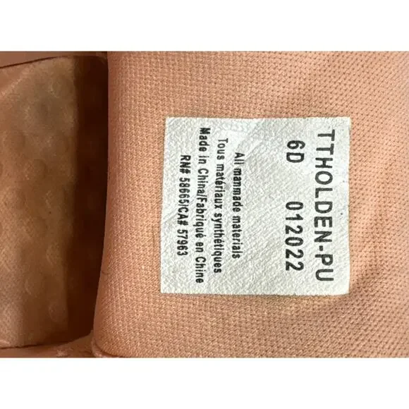 Tucker + Tate Gold Pink Metallic Double Strap Sneakers Kids Size 6D TTHOLDEN-PU - Picture 6 of 7